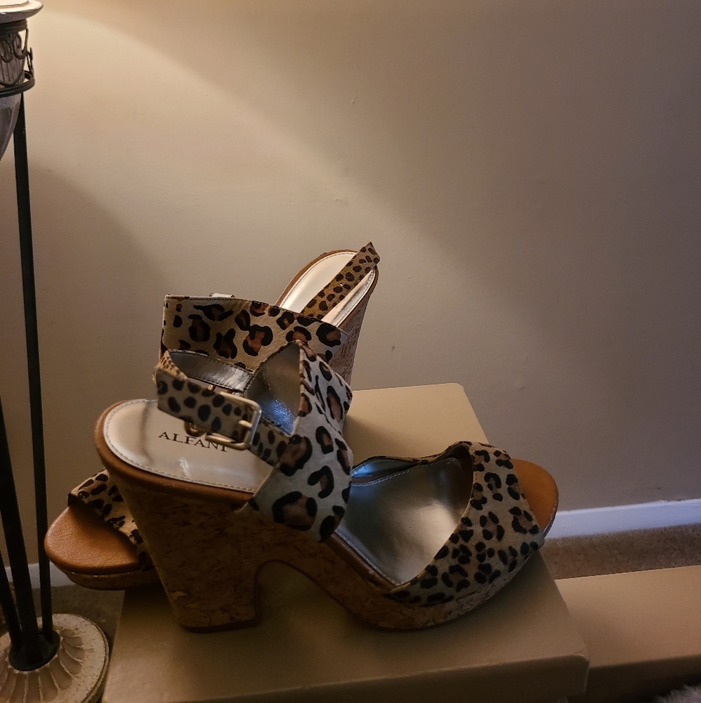 Cheetah Open Toe Sandal